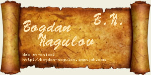 Bogdan Nagulov vizit kartica